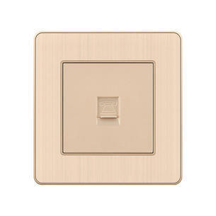Aluminum Stainless Steel Switch ABL-Telephone Socket-GOLD